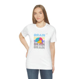 "Brain" Printed Unisex Jersey Short Sleeve Tee
