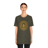 "Buddha Tree Of Life" Printed Unisex Jersey Short Sleeve Tee