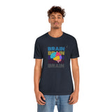 "Brain" Printed Unisex Jersey Short Sleeve Tee