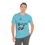 "Pokhara, Nepal" Printed Unisex Jersey Short Sleeve Tee