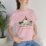 "Boudhanath Stupa" Printed Unisex Jersey Short Sleeve Tee