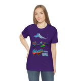 "Pokhara, Nepal" Printed Unisex Jersey Short Sleeve Tee