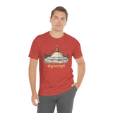 "Boudhanath Stupa" Printed Unisex Jersey Short Sleeve Tee