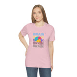 "Brain" Printed Unisex Jersey Short Sleeve Tee