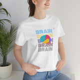 "Brain" Printed Unisex Jersey Short Sleeve Tee
