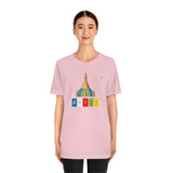 "Lumbini, Om Mane Padme Hum" Printed Unisex Jersey Short Sleeve Tee