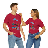 "Pokhara, Nepal" Printed Unisex Jersey Short Sleeve Tee