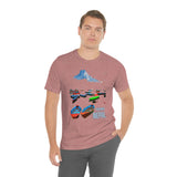"Pokhara, Nepal" Printed Unisex Jersey Short Sleeve Tee