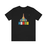 "Lumbini, Om Mane Padme Hum" Printed Unisex Jersey Short Sleeve Tee