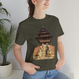 "Nyatapola" Printed Unisex Jersey Short Sleeve Tee