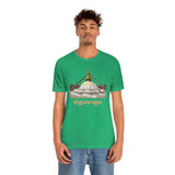"Boudhanath Stupa" Printed Unisex Jersey Short Sleeve Tee