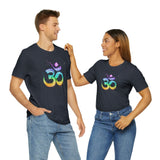 "OM" Printed Unisex Jersey Short Sleeve Tee