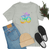 "OM" Printed Unisex Jersey Short Sleeve Tee