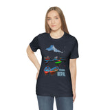 "Pokhara, Nepal" Printed Unisex Jersey Short Sleeve Tee