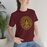 "Buddha Tree Of Life" Printed Unisex Jersey Short Sleeve Tee