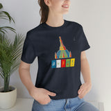 "Lumbini, Om Mane Padme Hum" Printed Unisex Jersey Short Sleeve Tee
