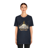 "Boudhanath Stupa" Printed Unisex Jersey Short Sleeve Tee