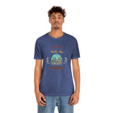"My Dog Walks Me Everyday" Printed Unisex Jersey Short Sleeve Tee