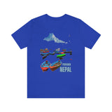 "Pokhara, Nepal" Printed Unisex Jersey Short Sleeve Tee