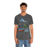 "Pokhara, Nepal" Printed Unisex Jersey Short Sleeve Tee