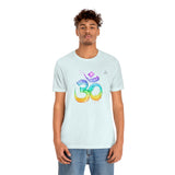 "OM" Printed Unisex Jersey Short Sleeve Tee
