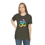 "OM" Printed Unisex Jersey Short Sleeve Tee
