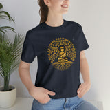 "Buddha Tree Of Life" Printed Unisex Jersey Short Sleeve Tee