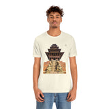 "Nyatapola" Printed Unisex Jersey Short Sleeve Tee