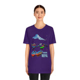 "Pokhara, Nepal" Printed Unisex Jersey Short Sleeve Tee