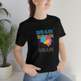 "Brain" Printed Unisex Jersey Short Sleeve Tee