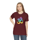 "OM" Printed Unisex Jersey Short Sleeve Tee