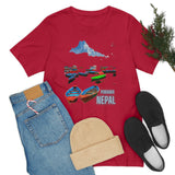 "Pokhara, Nepal" Printed Unisex Jersey Short Sleeve Tee