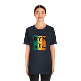 "GYM" Printed Unisex Jersey Short Sleeve Tee