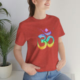 "OM" Printed Unisex Jersey Short Sleeve Tee