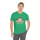 "Boudhanath Stupa" Printed Unisex Jersey Short Sleeve Tee