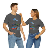 "Pokhara, Nepal" Printed Unisex Jersey Short Sleeve Tee