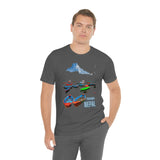 "Pokhara, Nepal" Printed Unisex Jersey Short Sleeve Tee
