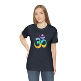 "OM" Printed Unisex Jersey Short Sleeve Tee