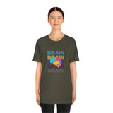 "Brain" Printed Unisex Jersey Short Sleeve Tee