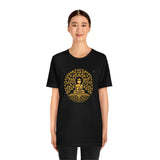 "Buddha Tree Of Life" Printed Unisex Jersey Short Sleeve Tee