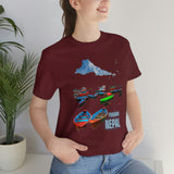 "Pokhara, Nepal" Printed Unisex Jersey Short Sleeve Tee