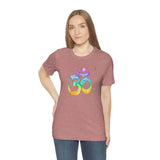 "OM" Printed Unisex Jersey Short Sleeve Tee