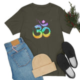 "OM" Printed Unisex Jersey Short Sleeve Tee