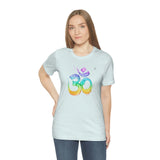 "OM" Printed Unisex Jersey Short Sleeve Tee