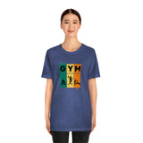"GYM" Printed Unisex Jersey Short Sleeve Tee