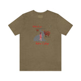 "Miles to go before I sleep - Female" Printed Unisex Jersey Short Sleeve Tee
