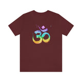 "OM" Printed Unisex Jersey Short Sleeve Tee