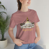 "Boudhanath Stupa" Printed Unisex Jersey Short Sleeve Tee