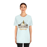 "Boudhanath Stupa" Printed Unisex Jersey Short Sleeve Tee