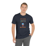 "Life is a Festival" Printed Unisex Jersey Short Sleeve Tee